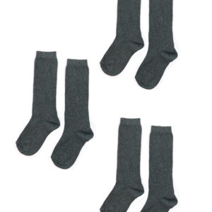Grey Long Socks For Under Pinafore